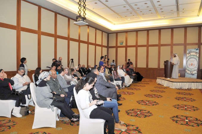 سعيد الفلاسي متحدثا خلال المؤتمر الصحافيقاسم باشا