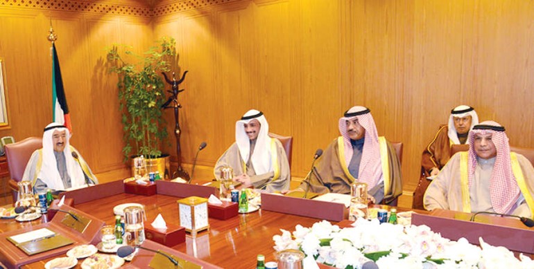 صاحب السمو الامير الشيخ صباح الاحمد ورئيس مجلس الامة مرزوق الغانم والشيخ صباح الخالد والشيخ خالد الجراح والسفير احمد فهد الفهد