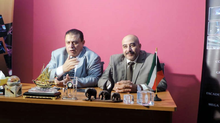 حسام الامام وعبدالمنعم السيسي خلال المؤتمر الصحافي﻿