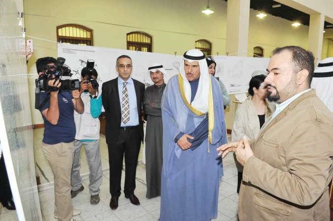 جولة لتفقد مشروعات الطلبةاسامة ابوعطية