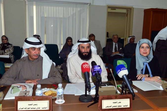 سعود الحريجي وم عادل الخرافي وجنان بوشهري