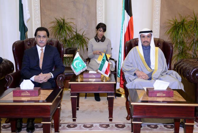 الرئيس الغانم مع نظيره الباكستاني﻿