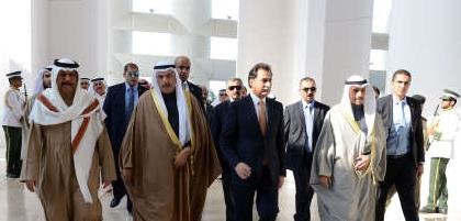 رئيس مجلس الامة مرزوق الغانم مستقبلا رئيس مجلس الامة في جمهورية باكستان الاسلامية سردار اياز صادق﻿