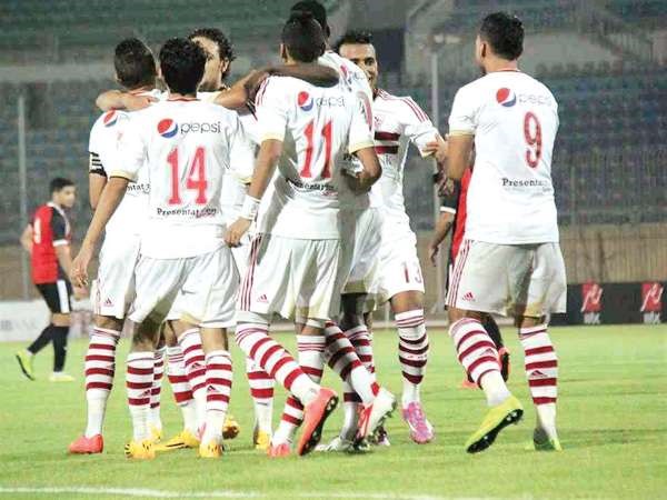 فرحة لاعبي الزمالك بالفوز