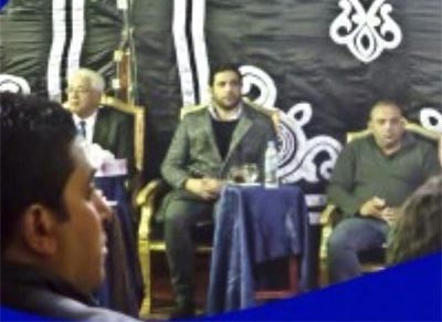 بالصور.. حسن الرداد يتلقى العزاء في وفاة خاله