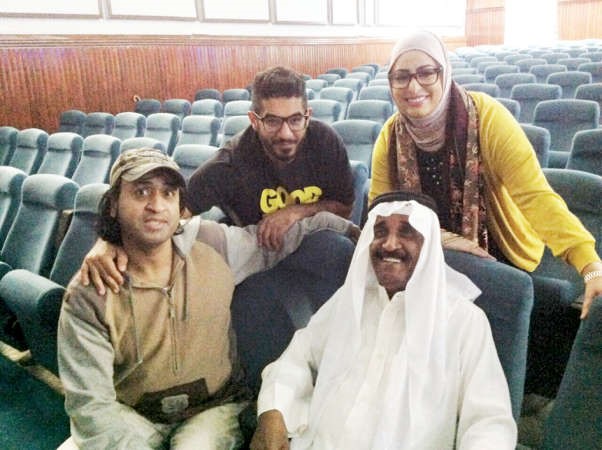 خالد الراشد والفنان القدير محمد جابر ومؤلفة الديوانية تغريد الداود﻿