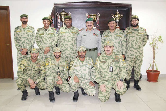 اللواء الركن مهاشم الرفاعي متوسطا قيادات التعليم العسكري﻿