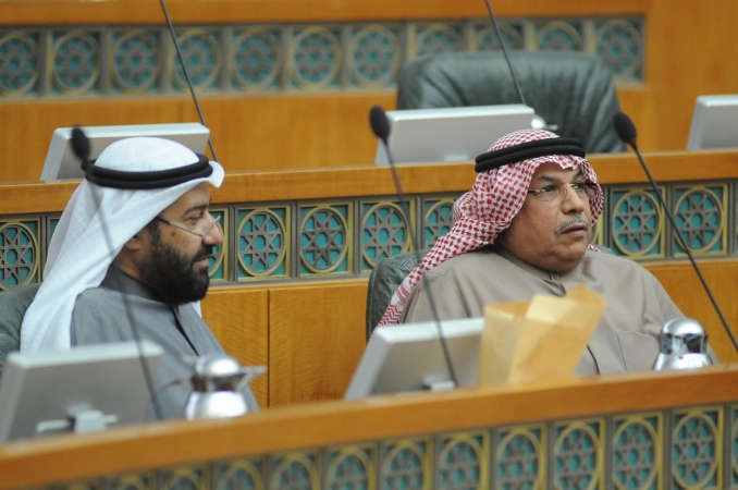 الشيخ خالد الجراح ودعلي العمير
