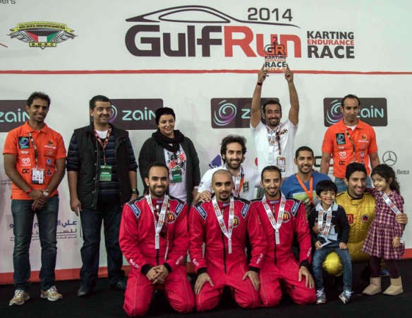 فريق ماكدونالدز للكارتينغ من الفائزين في سباق «GulfRun» للتحمل