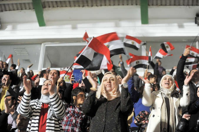 جماهير من الجالية المصرية حضرت الحفل﻿