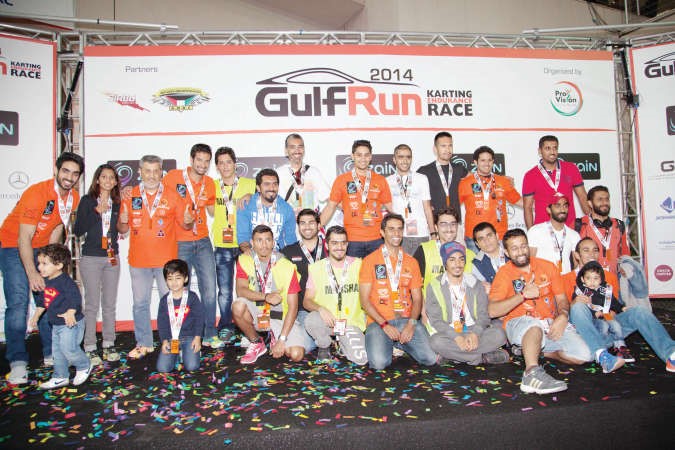 فوز فريق الخليج للكبلات بسباق GulfRun الكارتينغ للتحمل 4