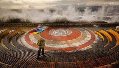 الموقع تركيا، المصور ايتول اكباس فئة الاماكن، صورة The Storm تظهر عاصفة في تركيا