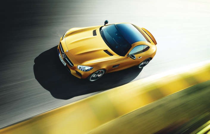 انه محرك AMG قلب مرسيدس GT النابض