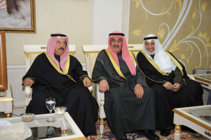 دمحمد البصيري ومصطفى الشمالي والشيخ دسالم الجابر
