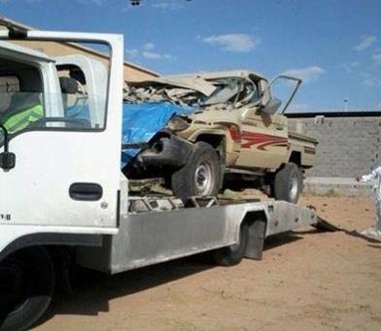 صورة: سعودي يهدي سيارته الوحيدة لجاره 