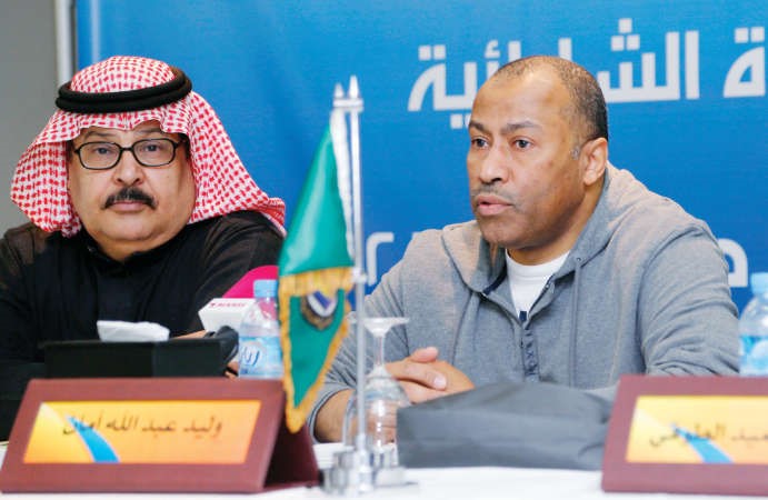 وليد امان خلال الاجتماع ﻿