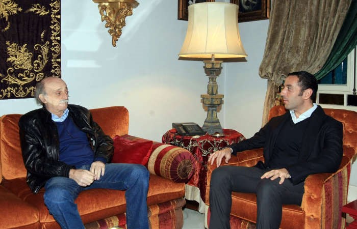 النائب وليد جنبلاط مستقبلا نادر الحريري في كليمنصو محمود الطويل