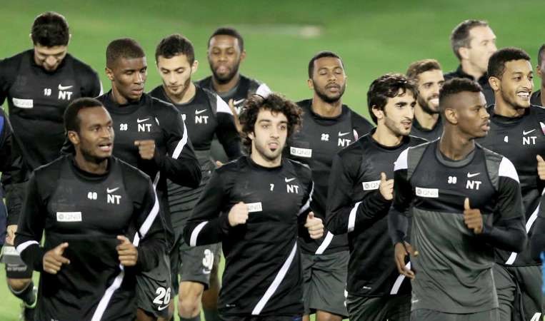 منتخب قطر يستعد لودية استونيا﻿
