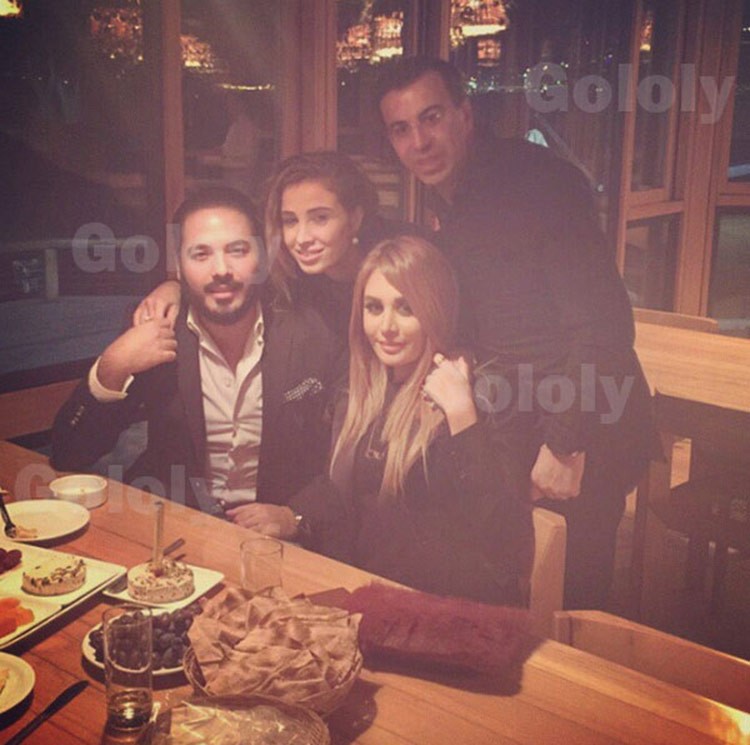 بالفيديو والصور.. رامي عياش يحتفل بعيد ميلاد زوجته