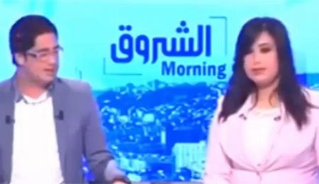 بالفيديو.. كيف تصرف مذيعو التلفزيون الجزائري لحظة وقوع زلزال على الهواء