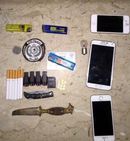  المضبوطات التي عثر عليها رجال الامن بحوزة المستهترين ﻿