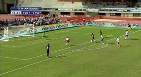 بالفيديو.. خليفة ميسي يُسجل هدفاً رائعاً على طريقته!
