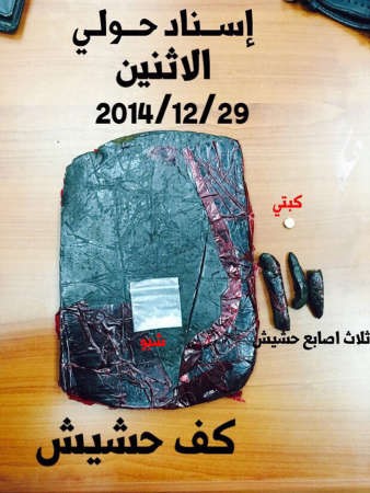 الكف المضبوط بعد المطاردة﻿