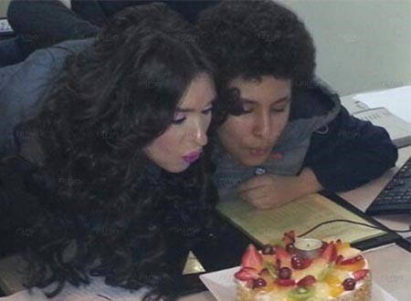 صورة: دينا تحتفل بعيد ميلاد "نور عنيها" علي