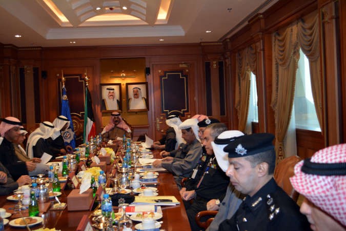 الشيخ محمد الخالد مترئسا الاجتماع﻿