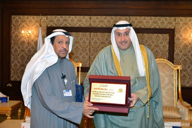 الشيخ فيصل الحمود مكرما رباح العتيبي﻿