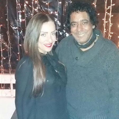 ريم البارودى مع الكينج محمد منير