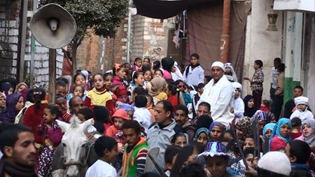 بالفيديو والصور.. سيوف وسياط وسكاكين في احتفالات المولد النبوي في مصر