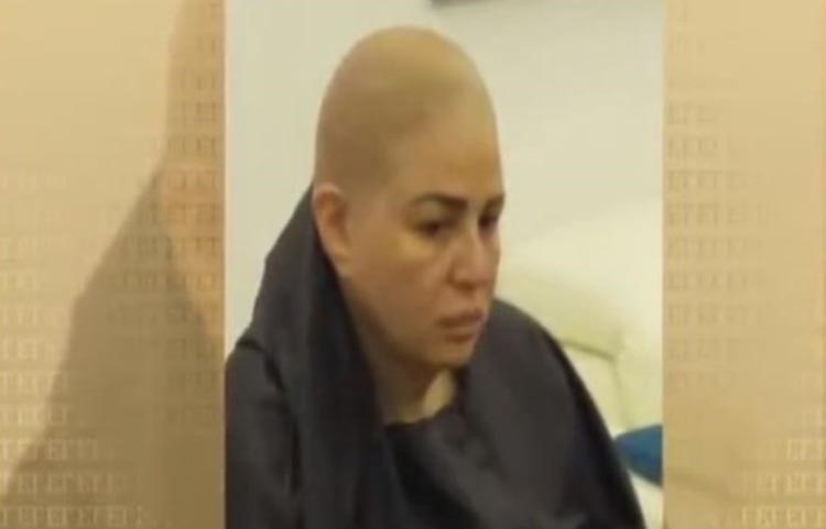 بالفيديو والصور.. إلهام شاهين تحلق شعرها ع "الزيرو"