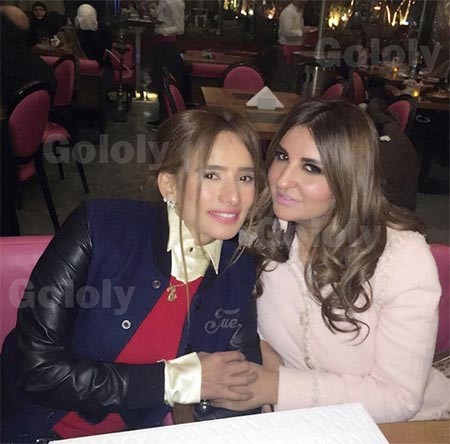 بالصور.. بوسي ونورا بضيافة شذى حسون