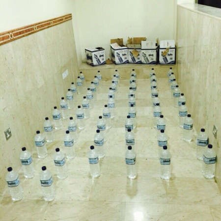 الخمور التي تم ضبطها