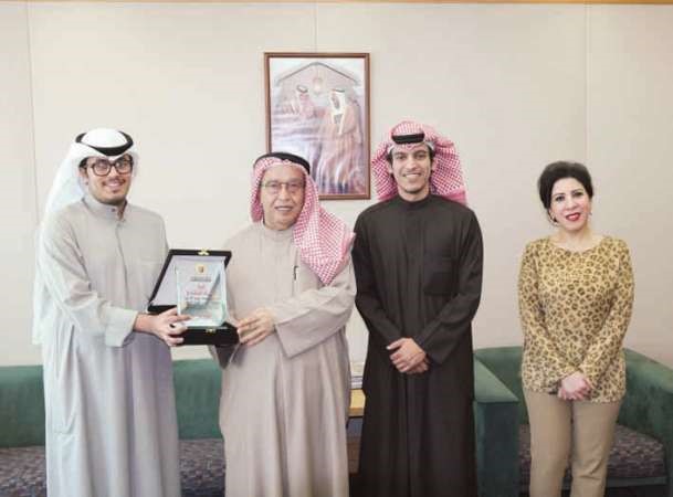 علي الموسى مكرما من الاتحاد﻿