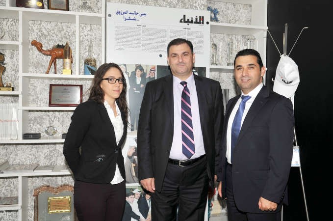 مازن المهنا وامل عطعوط من اسرة فندق شيراتون وفوربوينتس الكويت يهنئان