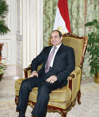 الرئيس المصري عبدالفتاح السيسي﻿