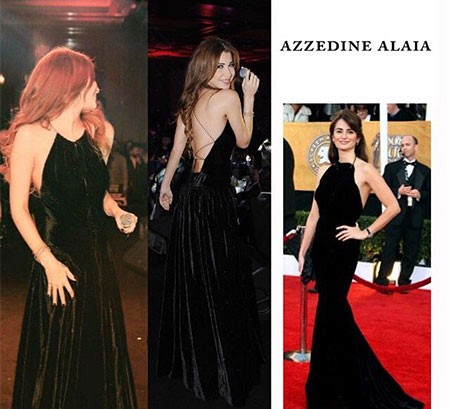 شاهد.. نانسي عجرم في ثوب يكشف عن ظهرها بالكامل وتنافس فيه بينولبي كروز