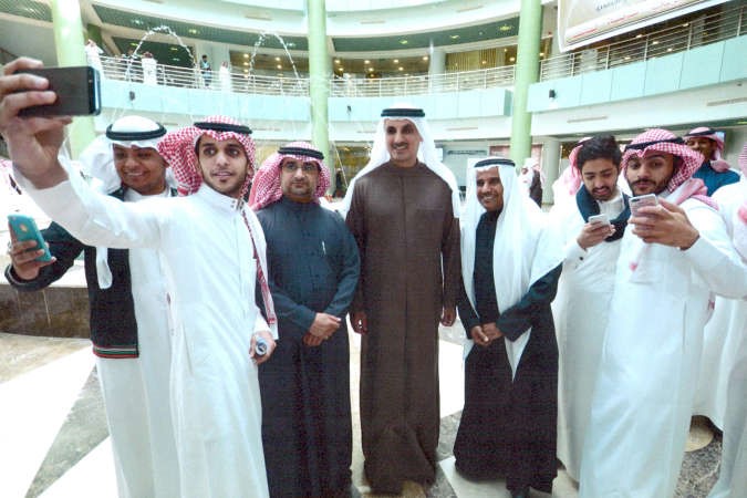 دمسفر مهدي مسفر خلال جولته الميدانية على الجامعات السعودية﻿