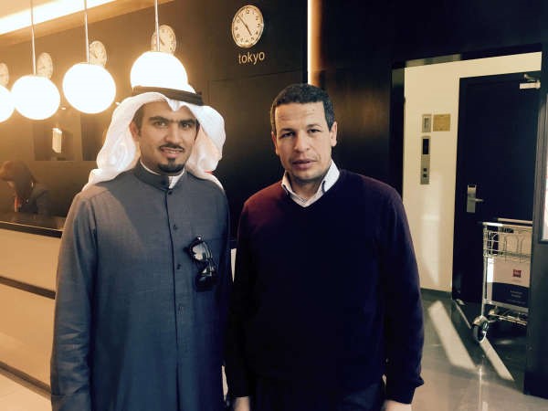 دعبدالستار مع طالب الدكتوراه عبدالله العتيبي﻿