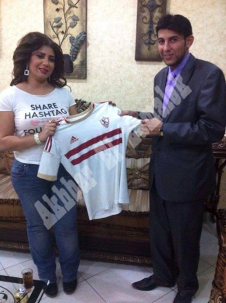 بالصور.. موقع الزمالك المصري يصف الفنانة بسمة بصاروخ الغناء الكويتي.. وتؤكد لجماهير الأبيض: متصدر لا تكلمني