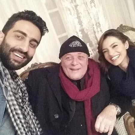 شاهد.. سيلفي كارمن سليمان ومحمود عبدالعزيز