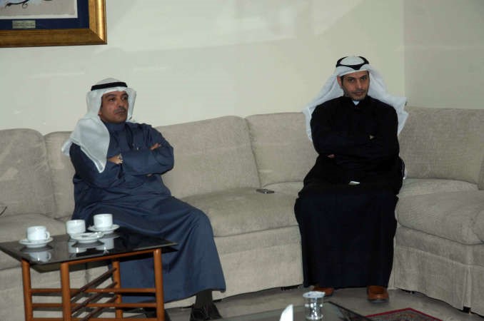 الزميل ذعار الرشيدي ودخالد الجنفاويهاني عبدالله