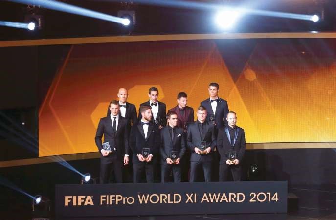 المنتخب المثالي لعام 2014