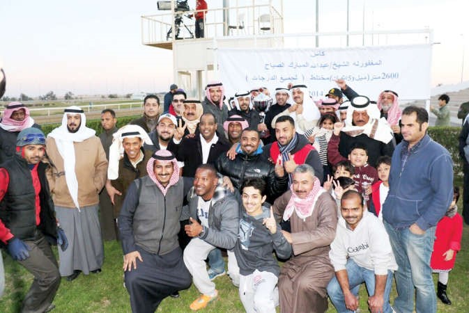 فرحة جمهور اسطبل النشاما بفوزهم بكاس عبدالله المبارك﻿