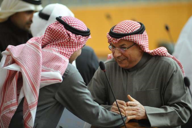 الشيخ خالد الجراح ودعبدالله الطريجي
﻿