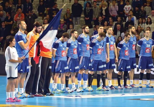 المنتخب الفرنسي لكرة اليد حامل ذهبية اولمبياد لندن 2012