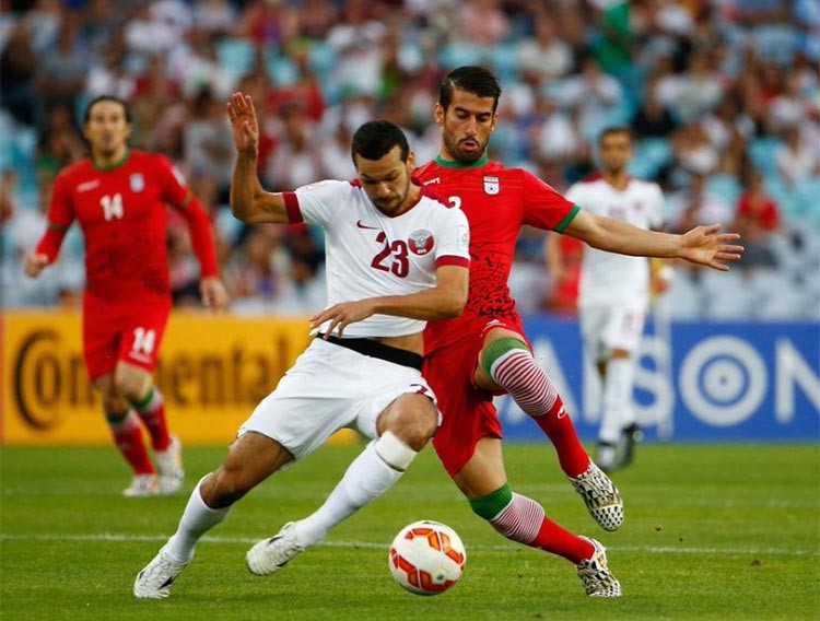 مباراة قطر وإيران