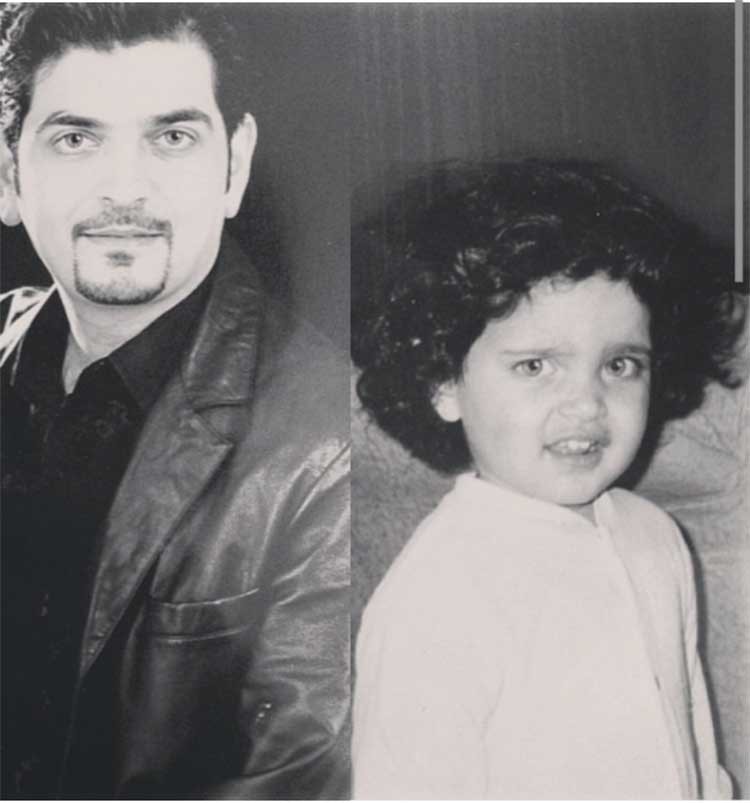 بالصور.. إبنة وعد سيبهرك جمالها.. وجاذبيتها وعيونها الخضراء